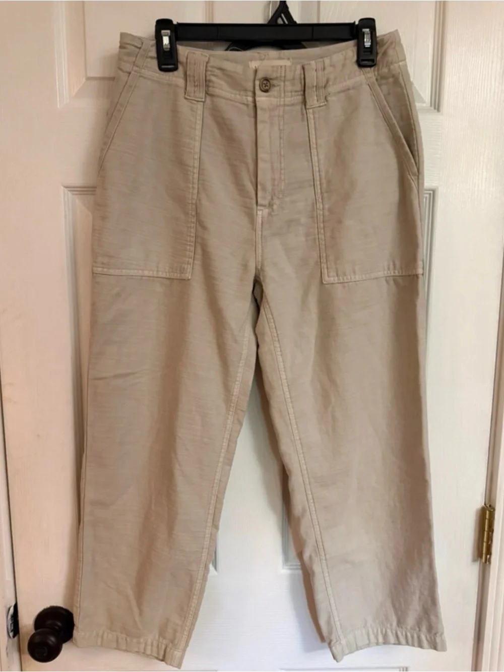 Lucky Brand Cream Utility Chinos